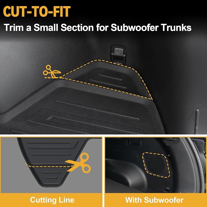 Floor Mats Set for 2022-2025 Hyundai Tucson Gas, Full Coverage All Weather - Image 7