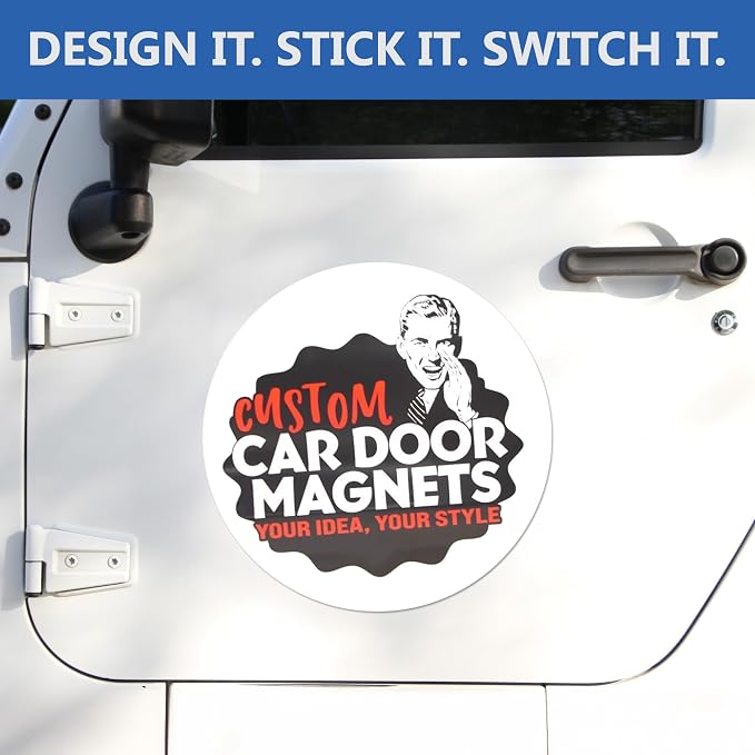 Custom Car Magnet Signs for Businesses 2 pk - Image 2