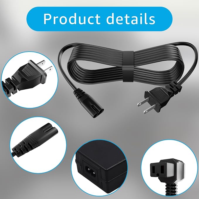 Car Refrigerator Power Adapter.AC/DC AC Power Cord Suitable - Image 3