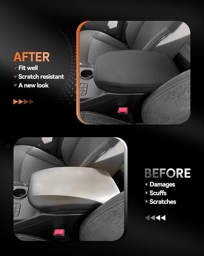 CDEFG for Ford Ranger 2024-2025 Center Console Cover Armrest Box Cover for - Image 3