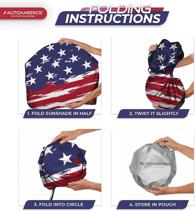 Autoamerics Truck Windshield Sun Shade - Image 7