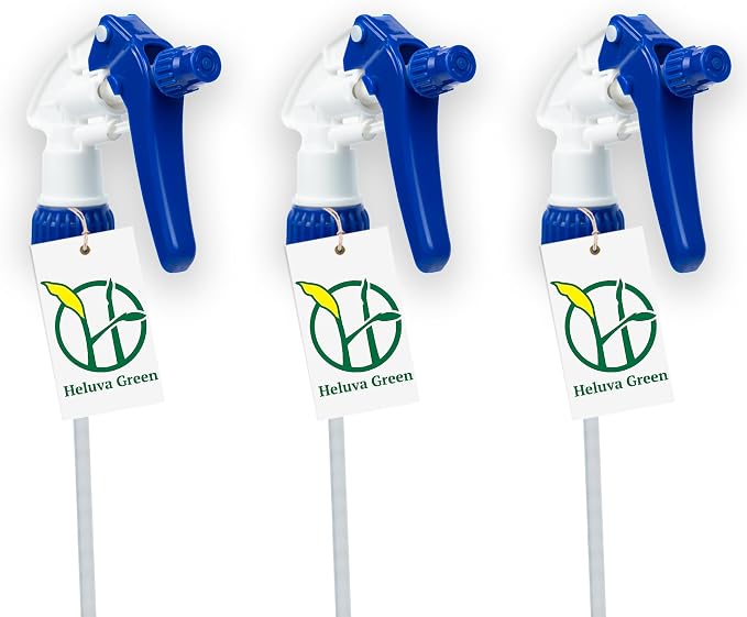 Spray Bottle Nozzle Replacement, Bottle Tops Only by HeluvaGreen