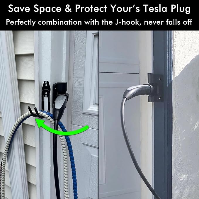 Tesla Charger Holder Wall Mount Tesla Mobile Connector Charger Holder, 5-Level - Image 3