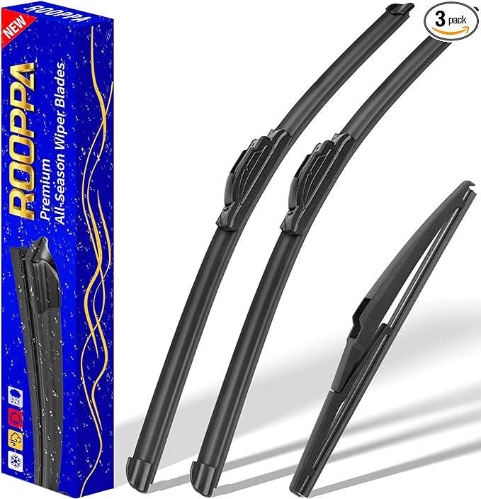3 wipers Replacement for 2014-2021 Jeep Grand Cherokee, Windshield Wiper Blades by ROOPPA