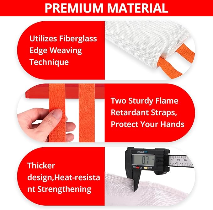 SecuCaptain Emergency Fire Blanket - Image 4