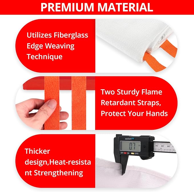 SecuCaptain Emergency Fire Blanket - Image 4