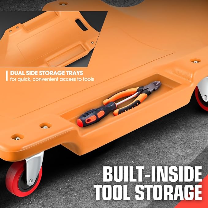 DNA MOTORING 36" L X 17" W x 4.25" H Vehicle Repair Low Profile Automotive - Image 3