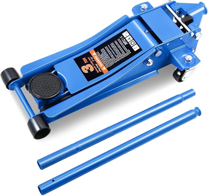 DNA MOTORING Low Profile Hydraulic Trolley Service/Floor Jack, 3 Ton Capacity - Image 8