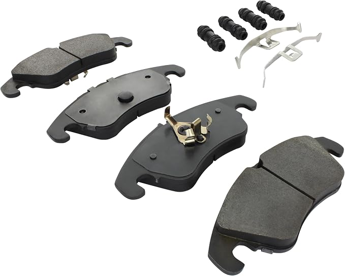 Premium Semi-Metallic Front Brake Pads Compatible - Image 2