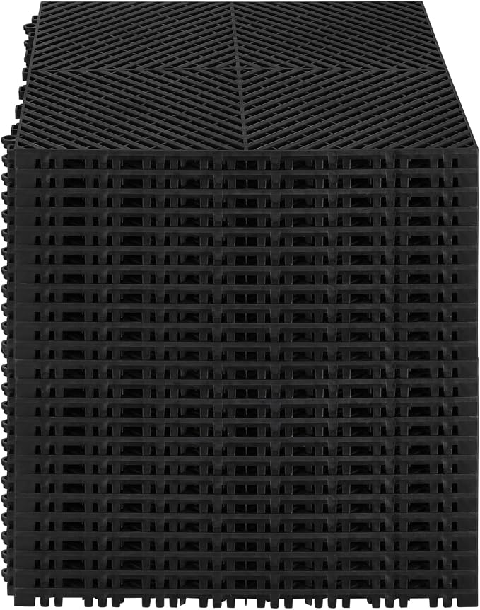 VEVOR Interlocking Drainage Mat, 15.7” x 15.7” Modular Interlocking Cushion - Image 9