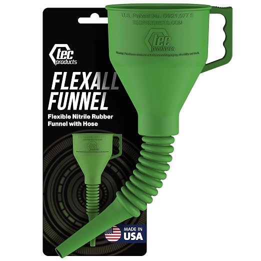 FlexAll Long Flexible Funnel for Automotive Use by TECProducts