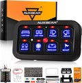 Auxbeam 8 Gang Switch Panel BB80, Universal Circuit Control Relay System Box by Auxbeam