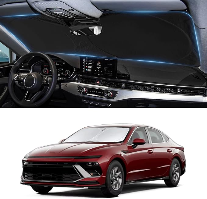 Custom Fit Sonata Windshield Sunshade - Image 5