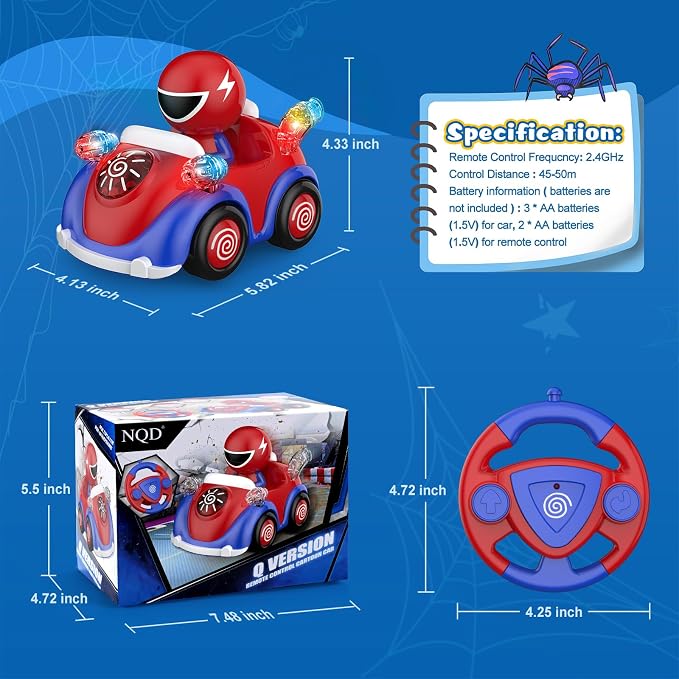 NQD Remote Control Car for Toddlers, RC Cars - Image 8