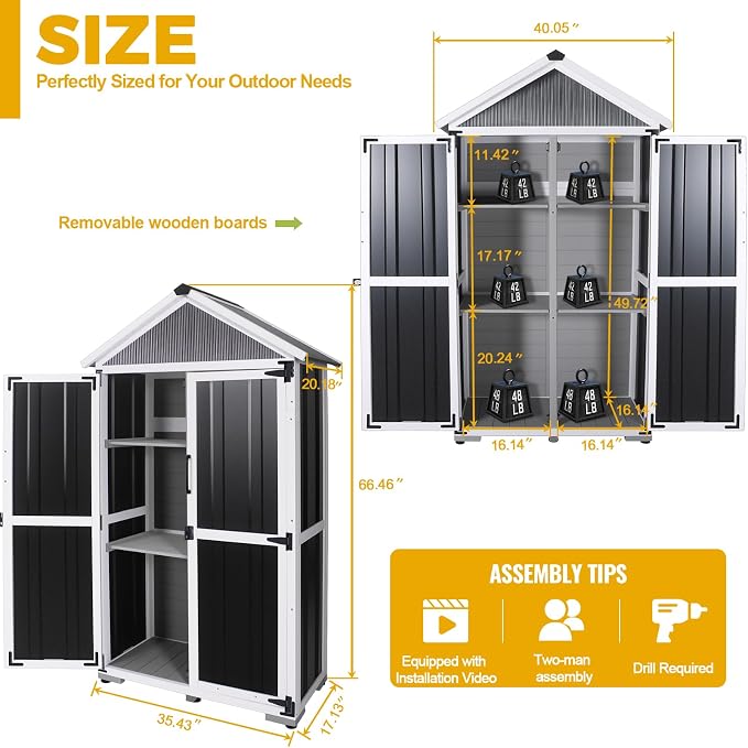 Outdoor Storage shed Small Storage shed - Image 4