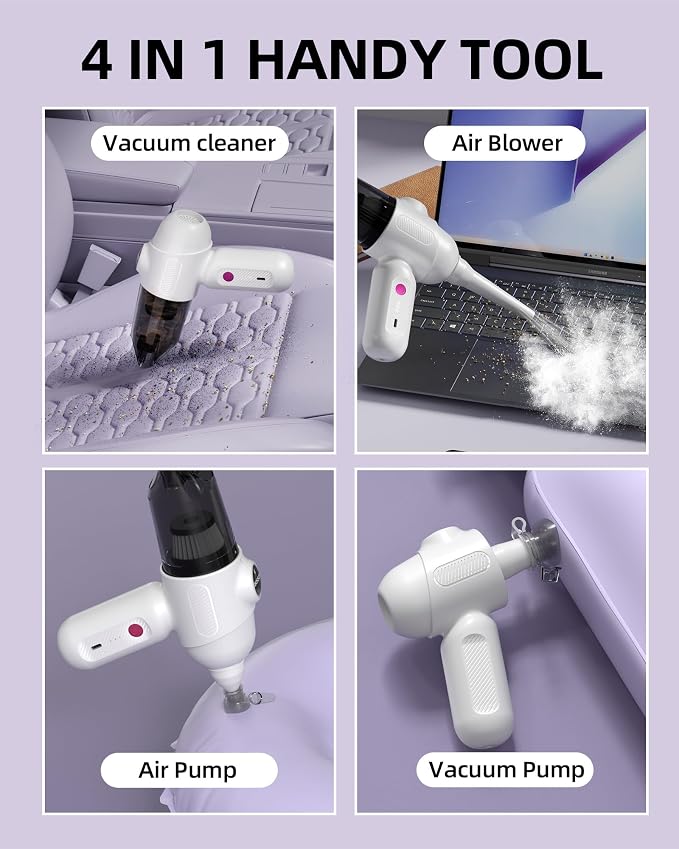 Car Vacuum V6 Pro, Cordless Handheld Vacuum - Image 3