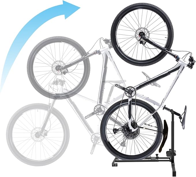 Foozet Bike Stand, Vertical Bike Rack Garage, Space-Saving Rack by Foozet