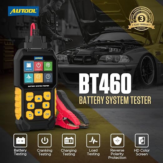 Car Battery Tester 24V 12V Load Tester, Digital Auto Battery Analyzer, 30-2000 - Image 2