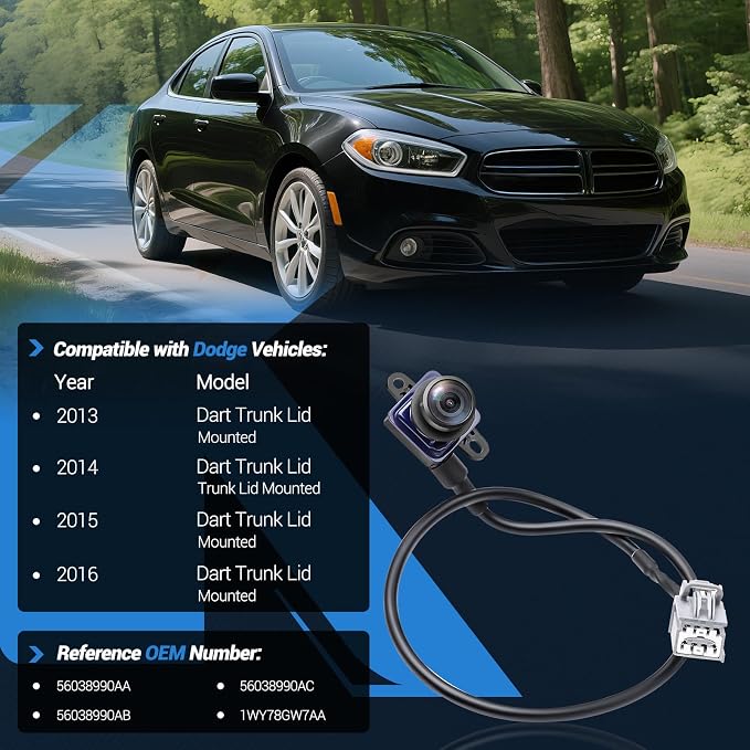 Rear View Backup Camera Parking Assist Camera Compatible - Image 2