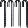 VVOKGO Rebar Stakes 12 Inches J Hook Heavy Duty Chain Link Fence Stakes by VVOKGO