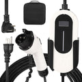 Level 1&2 EV Charger, 16A 110-240V Dual Voltage, NEMA 6-20 & 5-15 Plug by GarveeTech