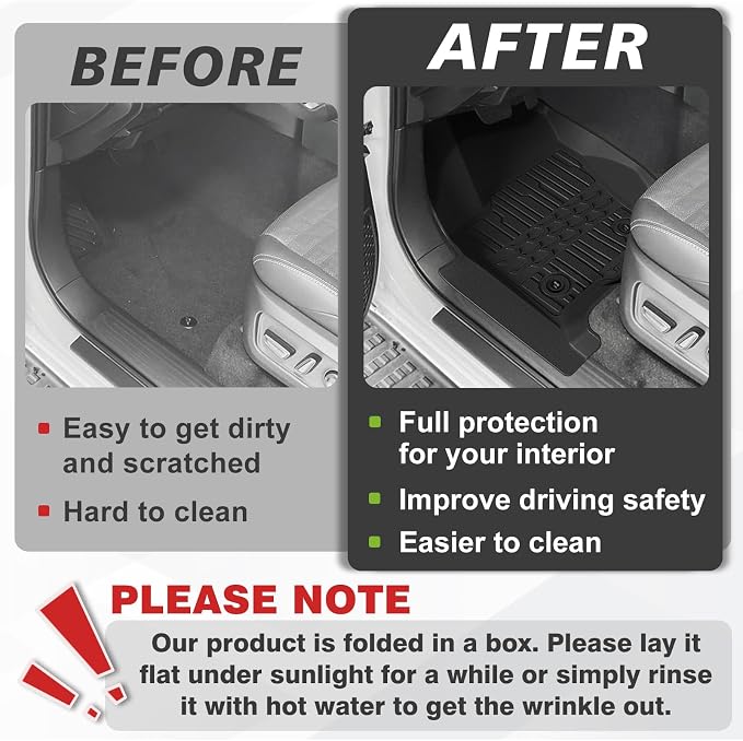 TripleAliners Floor Mats All Weather Liners Fit - Image 8