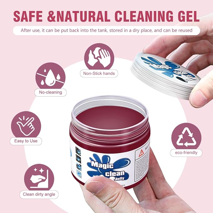 DNA MOTORING 5 Pack Car Cleaning Gels Auto Detailing Tools Cleaning Putty Car - Image 2