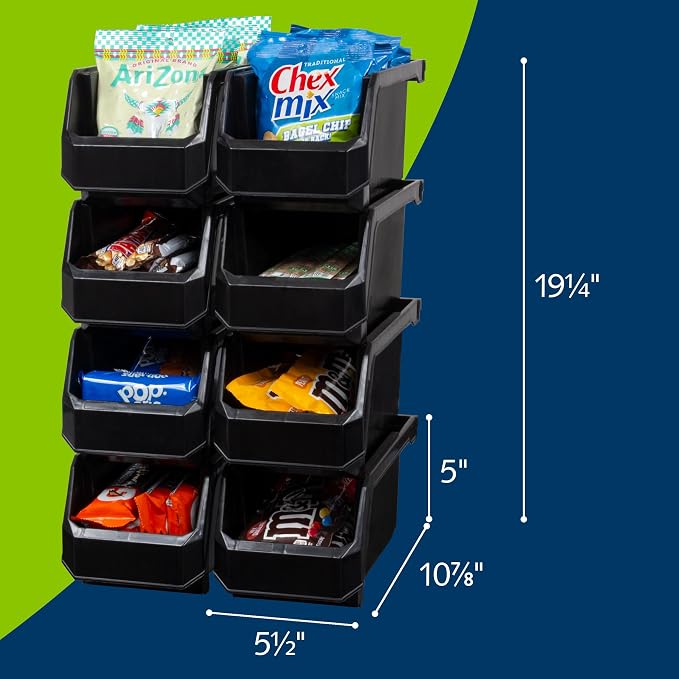 Plastic Containers for Organizing and Storage Bins for Closet, Garage or Pantry - Image 4