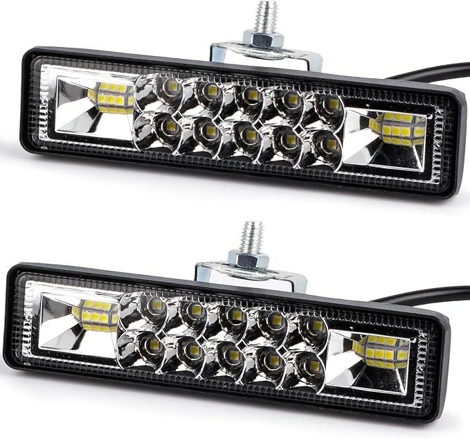 LIGBT 2PCS LED Light Bar 5.7 Inch Slim 60W Led Driving Lights Waterproof - Image 8