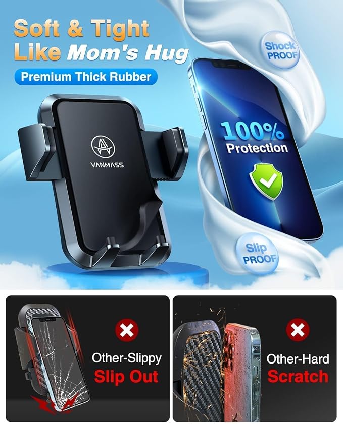 Car Phone Holder VANMASS【2025 Ultimate Military-Grade Upgraded】Suction Cell - Image 4