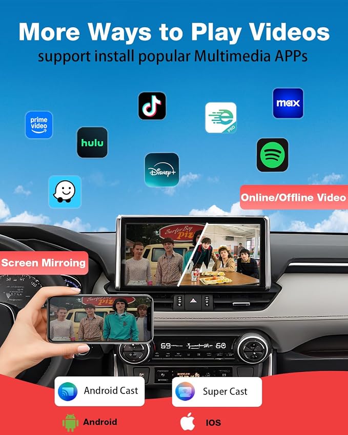 Wireless CarPlay Adapter, 2025 Upgraded Magic Box 2.0 Supports YouTube Hulu - Image 3
