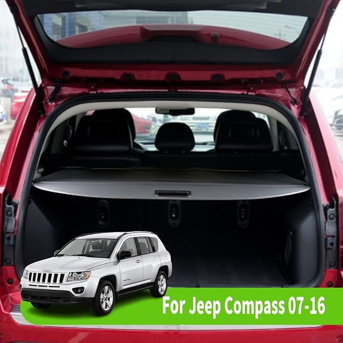 Cargo Cover for Jeep Patriot Compass 2007-2010 2011-2016 Rear Trunk Cover Trunk - Image 2
