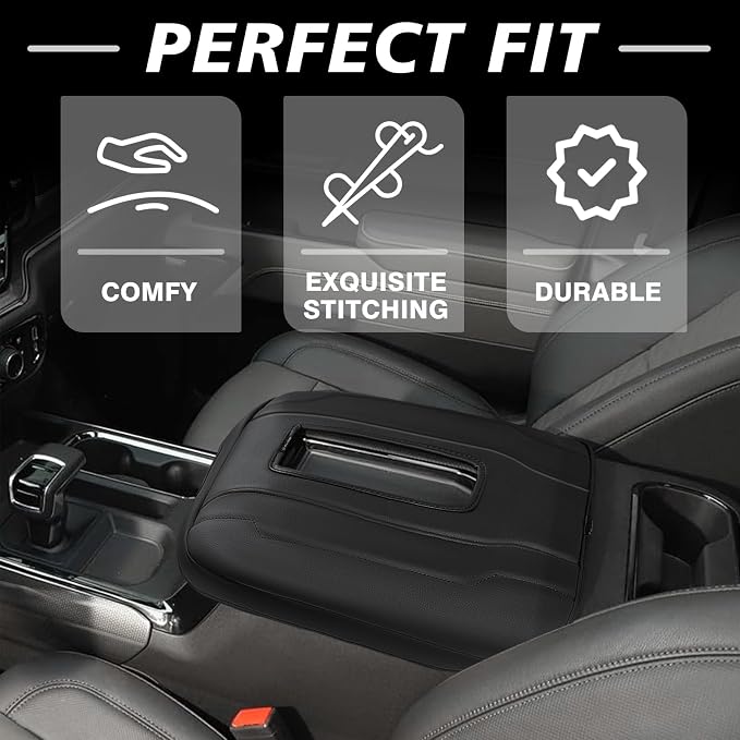 Muslogy Center Console Armrest Cover Compatible - Image 6