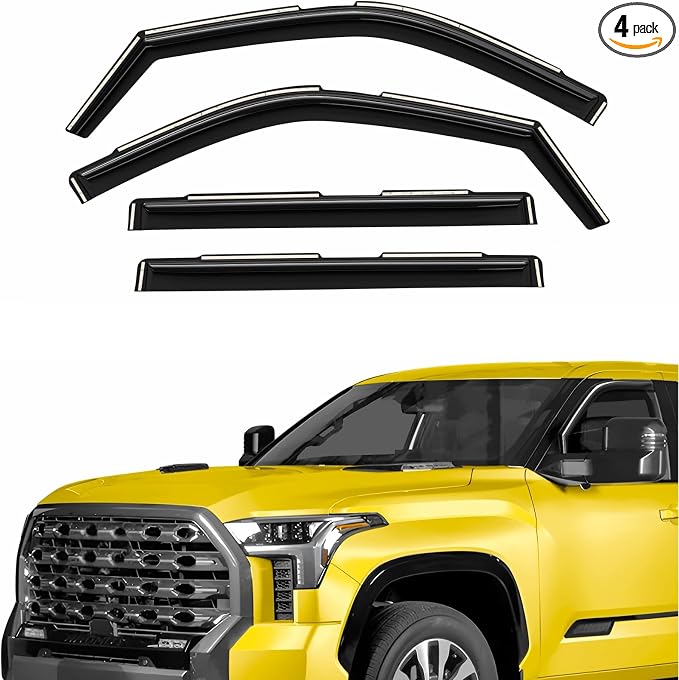 Extra Durable Window Deflectors in-Channel Window Visors Rain Guards Fit by AEROGUYSCustomfitrainguard