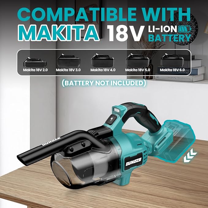 Cordless Vacuum for Makita 18V Battery, 5 in 1 Handheld Electric Vacuum Cleaner - Image 3