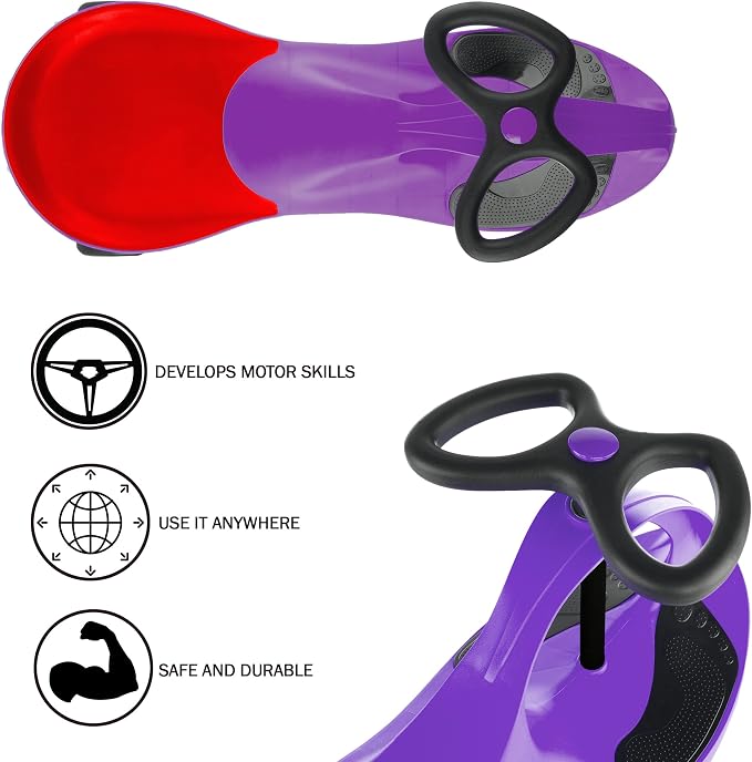 Wiggle Car Ride On Toy – No Batteries, Gears or Pedals – Twist, Go – Outdoor - Image 3
