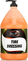 Swift Tire Dressing – Long Lasting High-Gloss Tire Shine Gel w/No Sling | by Swift+Auto+Care