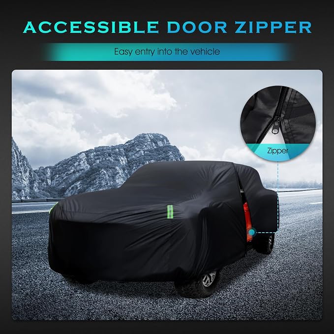 Truck Car Cover Waterproof All Weather Full Outdoor Pickup Car Cover Rain UV - Image 6
