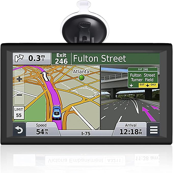 GPS Navigator for Car Truck RV, 9 ” Trucker GPS for Semi Truck 2025 Map， Real - Image 2