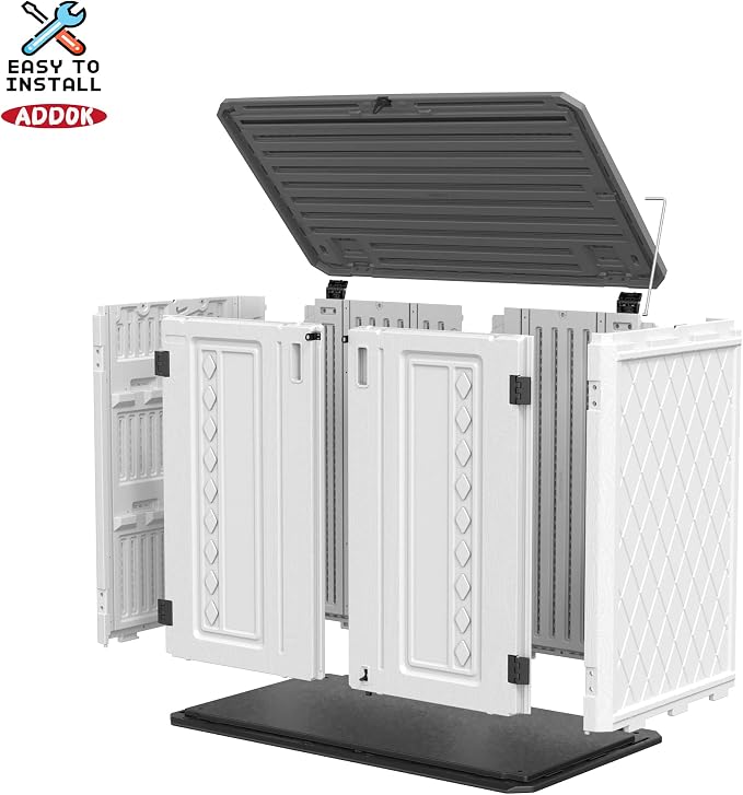 ADDOK Horizontal Storage Shed Outdoor - Image 8