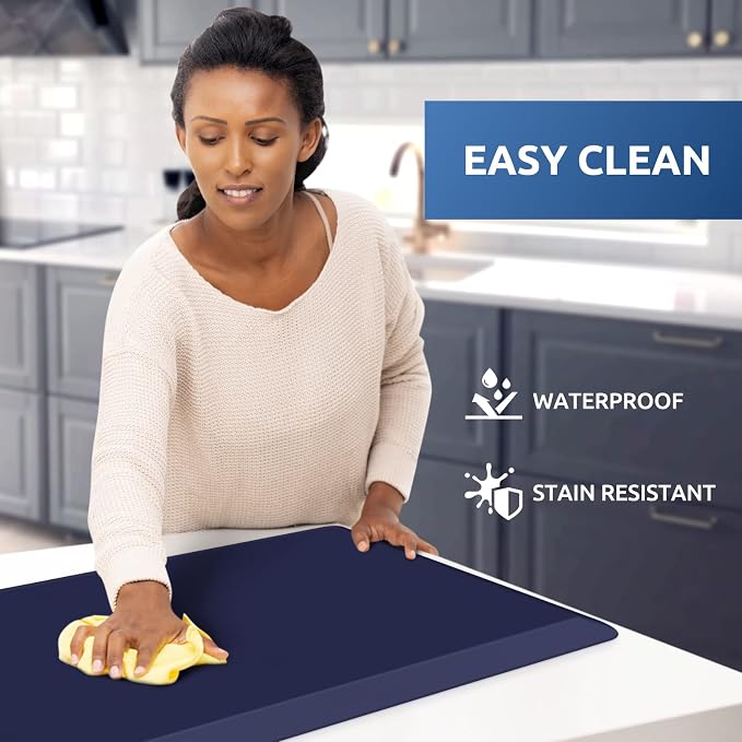 KitchenClouds Kitchen Mat Cushioned Anti Fatigue Kitchen Rug 17.3"x60" - Image 3