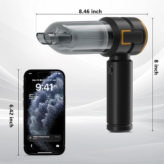 Car Vacuum Cleaner, Advanced Clean Cordless Handheld Vacuum, Compact Home and - Image 7