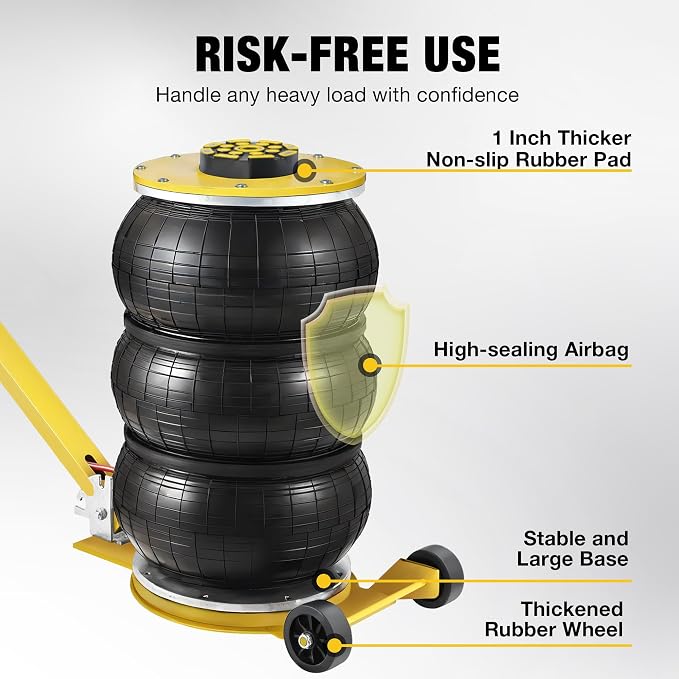 YELLOW JACKET Air Jack 5 Ton Airbag Jack - Image 6