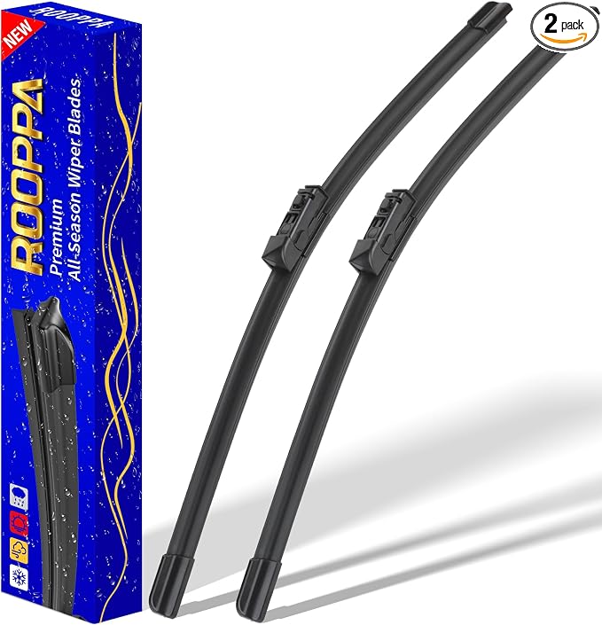 2 wipers Replacement for 2017-2018 2021 Toyota Prius Prime, Windshield Wiper by ROOPPA