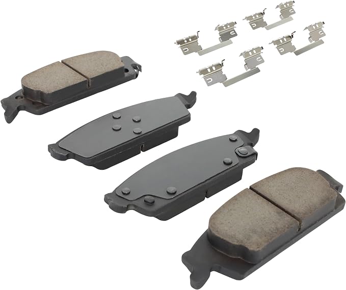 Premium Ceramic Rear Brake Pads Compatible - Image 2