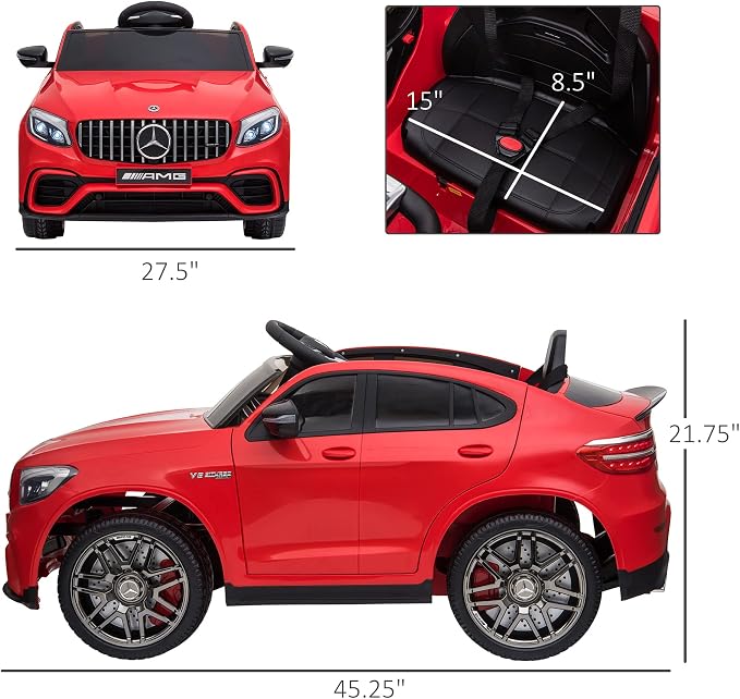 Aosom 12V Toddler Ride On Car - Image 7