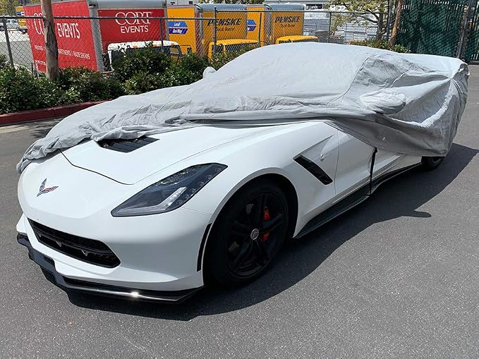 CarsCover Custom Fits C7 2014-2019 Chevy Corvette Stingray Z51 Z06 Grand Sport - Image 2