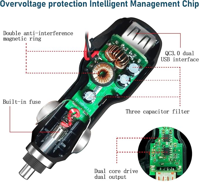 Radar Detector Power Cord, for Uniden Escort Valentine Beltronics Passport Cobr - Image 3