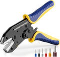 haisstronica ferrule Crimping Tool, 24-8 AWG Sleeves Ferrule Ratchet Wire by HAISSTRONICA