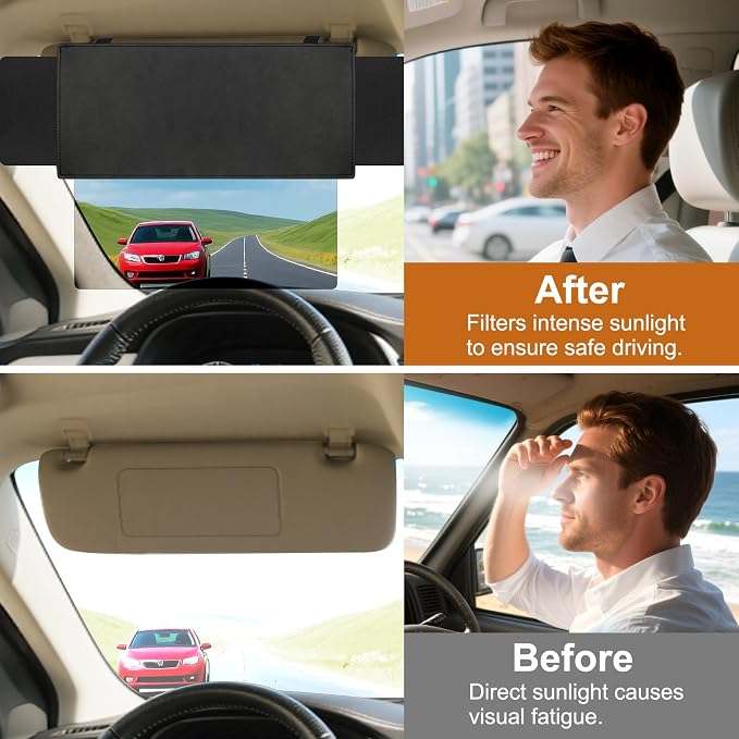 Sun Visor Extender for Car, Visor Extender Sun Blocker, Sun Visor Extension - Image 2